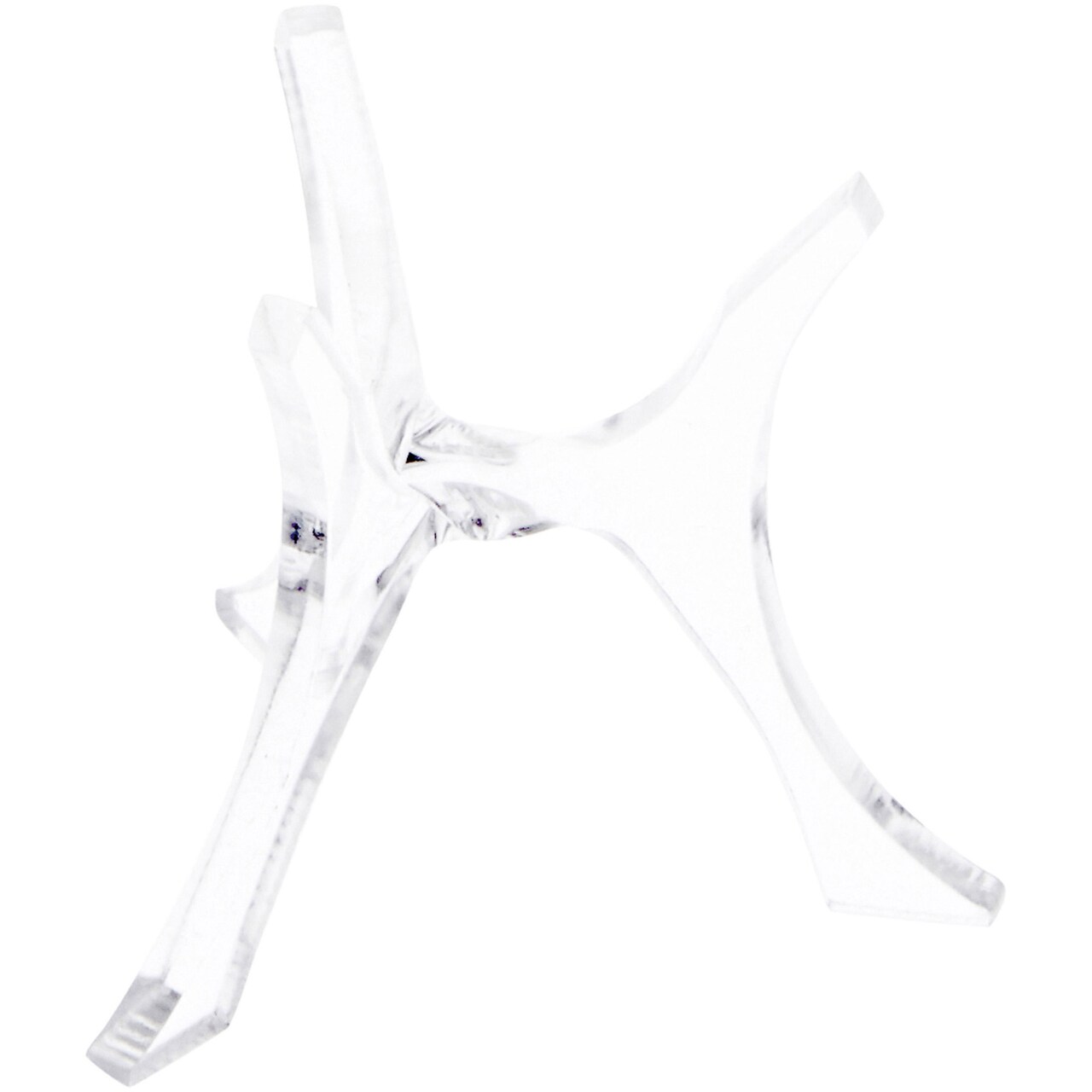 Plymor Clear Acrylic 3-Leg Tri-Pod Display Riser, Holds Egg or Sphere, 1.25" H x 1.25" W x 1.25" D